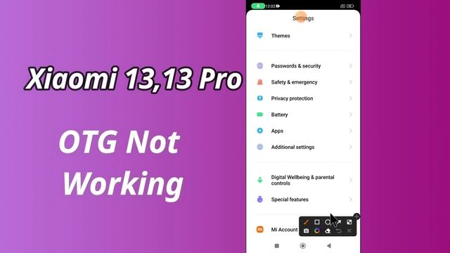Xiaomi 13,13 pro OTG Not Working || How to Fix OTG Problem | How to Solve OTG issue смотреть онлайн