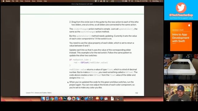 Let's Build an App 4 - Intro to iOS Development with Swift - Ch. 17 Actions and Outlets смотреть онлайн