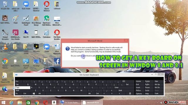 How to get a key board on your screen on window 8 and 8.1 смотреть онлайн