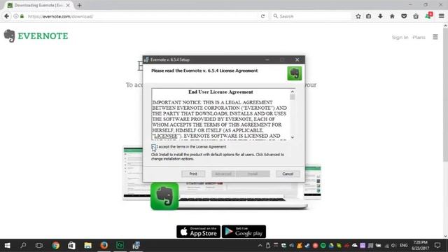 Evernote Windows INSTALLATION | EVERNOTE PC смотреть онлайн