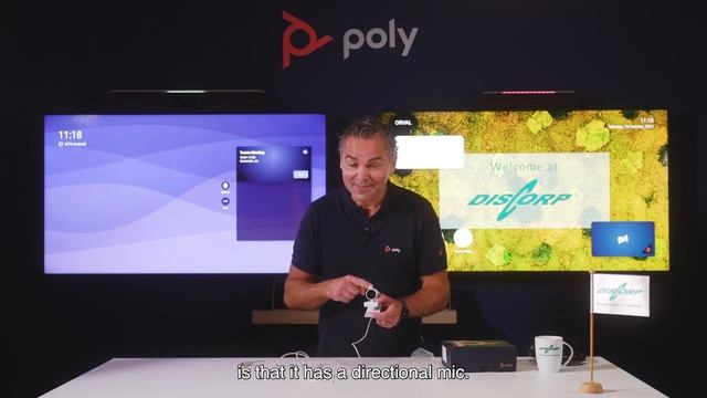 Unboxing and introduction of the Poly P5 from the Poly experience room at Discorp. смотреть онлайн
