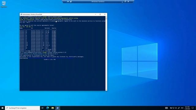 Win In a Minute: Install python with powershell and winget смотреть онлайн