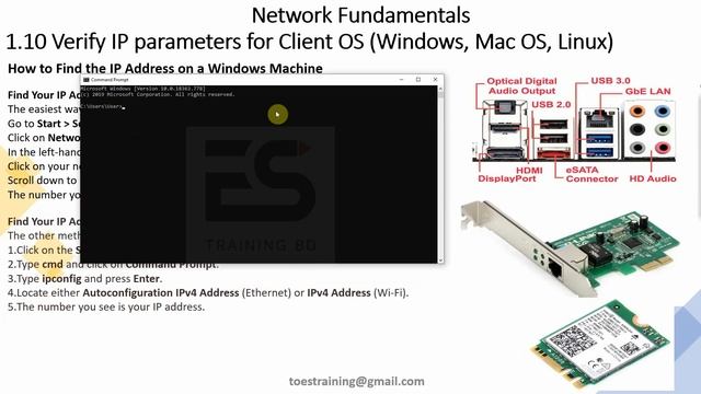 CCNA 200-301 | Verify IP parameters for Client OS Windows, Mac OS, Linux | CCNA Bangla Tutorial смотреть онлайн