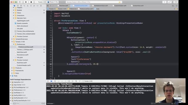 SwiftUI: Custom-styled Preferences screen (Porting Tomato 2 from macOS to iOS) смотреть онлайн