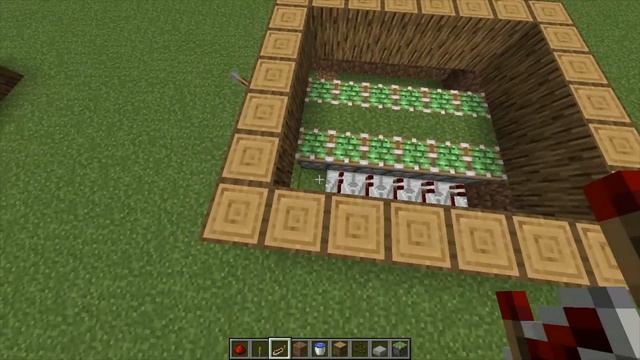 Minecraft Redstone Farming: Auto Melon/Pumpkin Farm смотреть онлайн