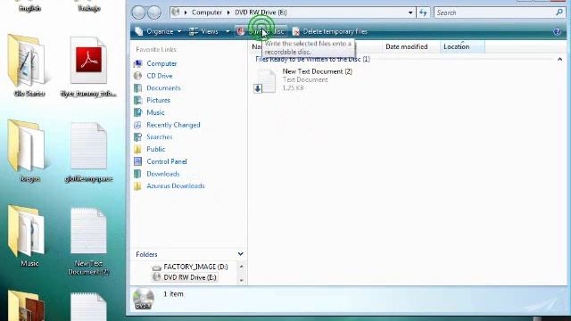 Creating a DVD with Windows Vista смотреть онлайн