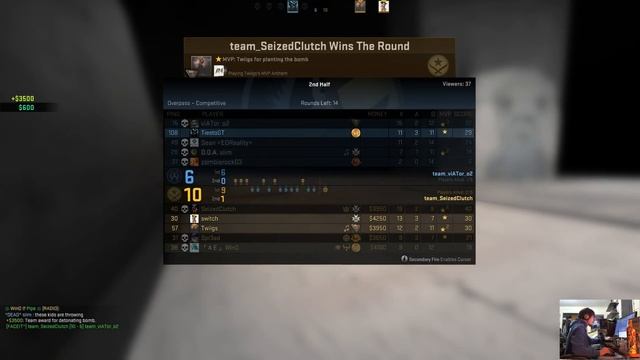 WinD of AE - Faceit Premium Ladder Stream #1 12-29-15 (overall finished 10th) смотреть онлайн