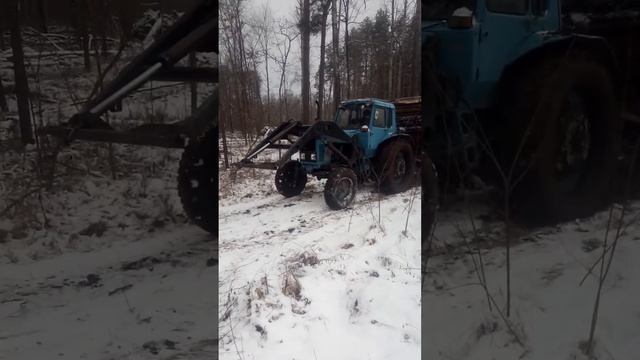 мтз 80 тягне прицеп з дровима смотреть онлайн