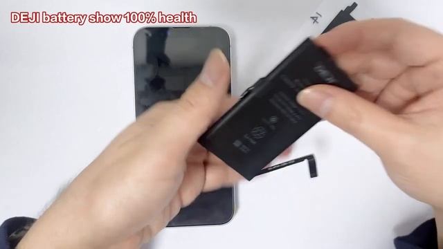 DEJI iPhone 14 battery replacement Shows 100% health status, no pop up messages смотреть онлайн