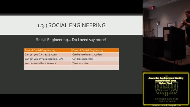 NolaCon 2017 GBD15 Scamming the Scammers Hacking scammers with pwns Nathan Clark смотреть онлайн