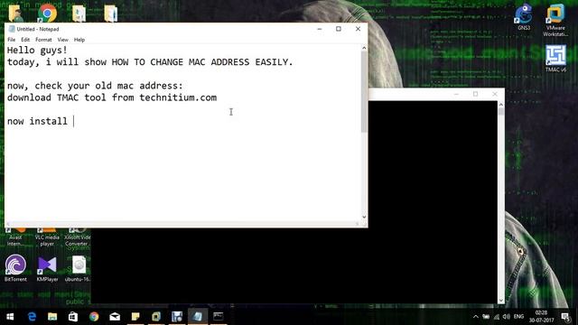Change MAC ADDRESS in windows смотреть онлайн