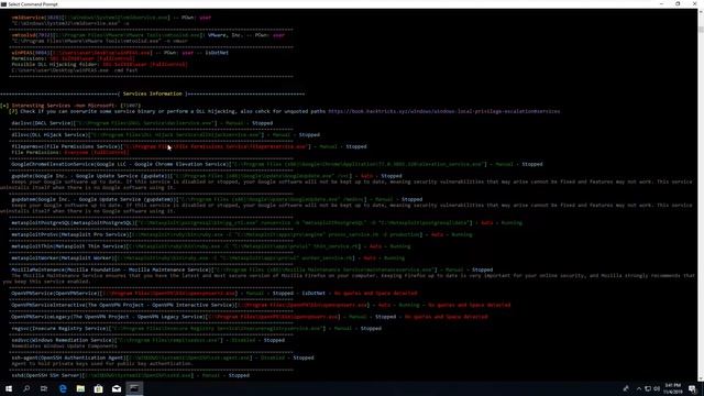DEMO WinPEAS (Windows Privilege Escalation Amazing Script) смотреть онлайн