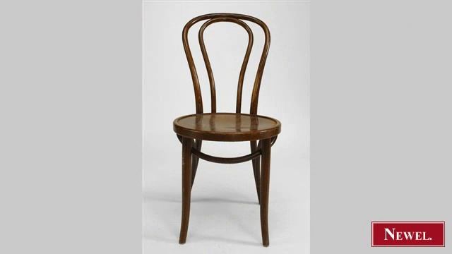 Antique Set Of 94 Bentwood Café Side Chairs With Hairpin