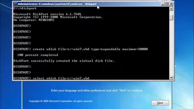 How to install Windows 7 into a VHD file смотреть онлайн