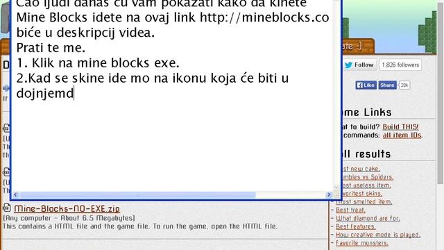 Kako skinuti i instakirati Mine Blocks смотреть онлайн