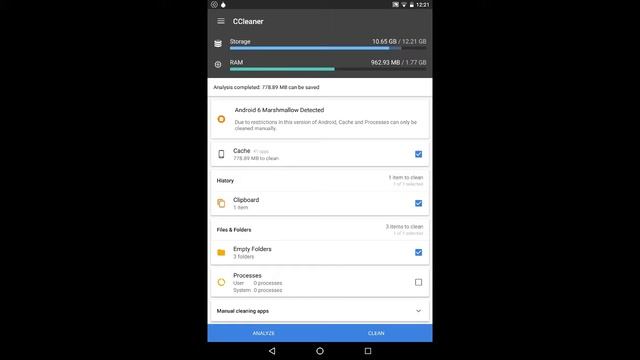 CCleaner App Demo смотреть онлайн