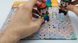 Luigi and Mario Monster Team Madness 200 + Action Bricks LEGO Luigi low battery but he fight hard!