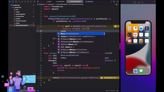SwiftUI:Speech Recognition, Timer, Play audio смотреть онлайн