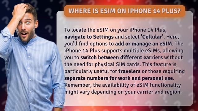 Where is eSIM on iPhone 14 Plus? смотреть онлайн