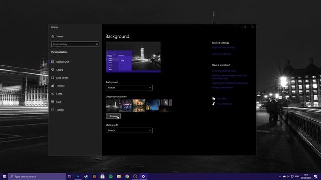 How To Change Desktop Background Wallpaper Windows 10 смотреть онлайн