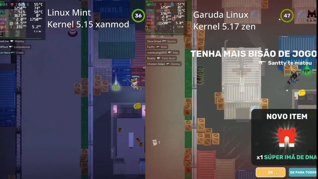 Super Animal Royale - Linux Mint vs Garuda Linux смотреть онлайн
