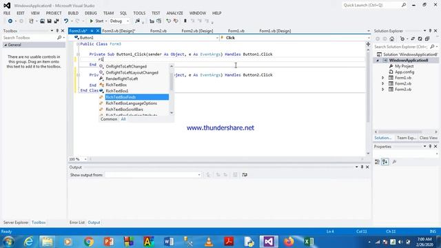 vb net tools part6 Rich text box смотреть онлайн
