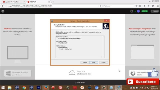 Como Descargar e Instalar Cheat Engine 6.4 (2016) смотреть онлайн
