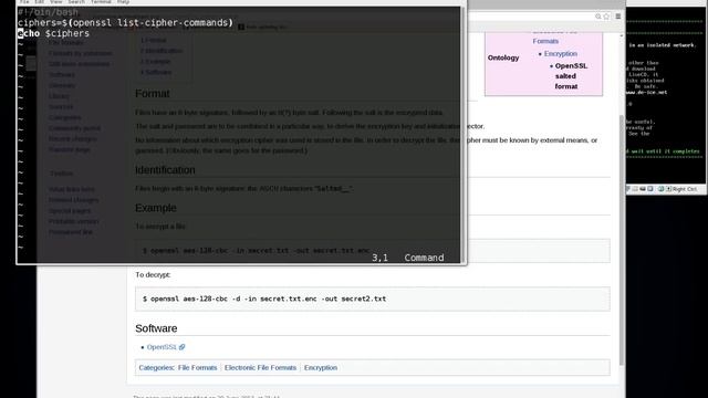 Hacking De-ICE 100 part 2 - decrypting files with OpenSSL смотреть онлайн