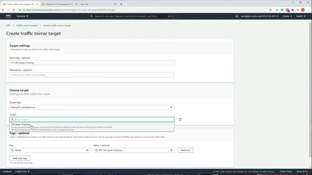 Creating traffic mirrors | AWS Enablement смотреть онлайн