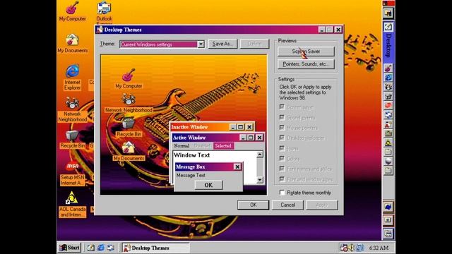 Windows 98 Plus! Theme - Rock-n-Roll смотреть онлайн
