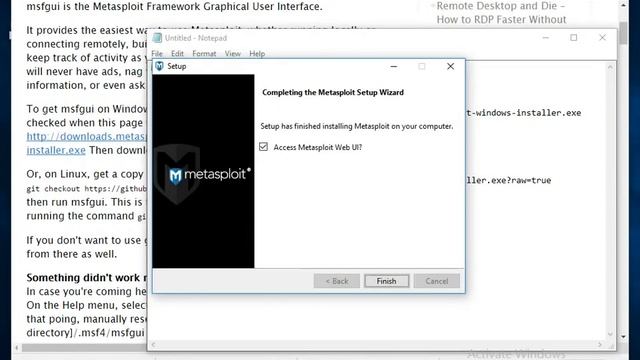 Installing msfgui смотреть онлайн