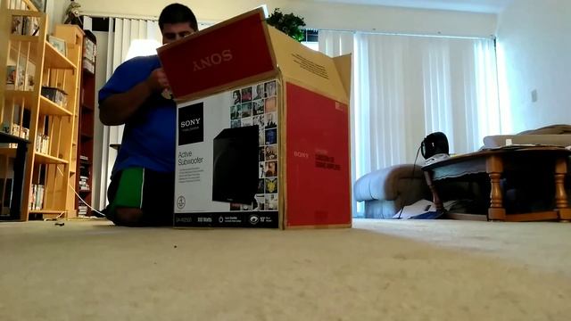 Unboxing Of A Second Sony SaW2500 Subwoofer смотреть онлайн