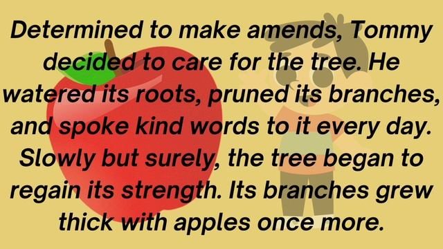 learn English Through Stories🔥/Beautiful story/The Boy and the Apple Tree /improve conversation смотреть онлайн
