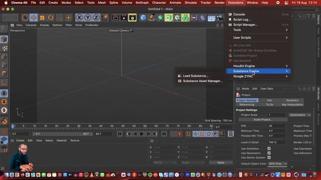 CINEMA 4D Studio on macOS Ventura смотреть онлайн