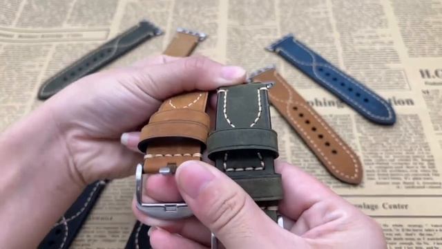 Hot Sale Leather Band Man Watches For Apple Watch Series 7/6/5/4/3/2/se Leather Watch Band Apple смотреть онлайн