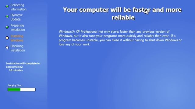 windows XP profesionall setup смотреть онлайн