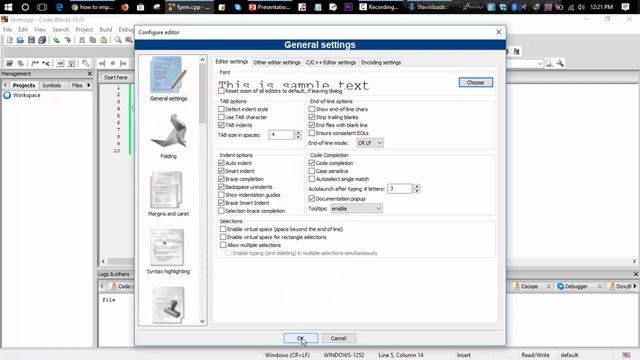 how to change font size color of Code blocks in windows and Codeblocks IDE theme смотреть онлайн