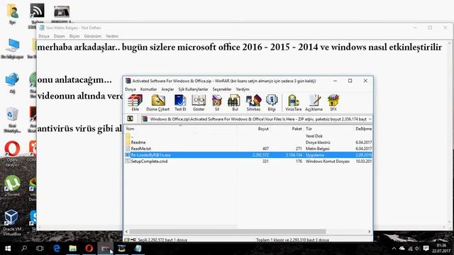 Microsoft Office 2016 Etkinleştirme - Activation смотреть онлайн