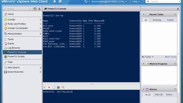 PowerActions - PowerCLI in the vSphere Web Client смотреть онлайн