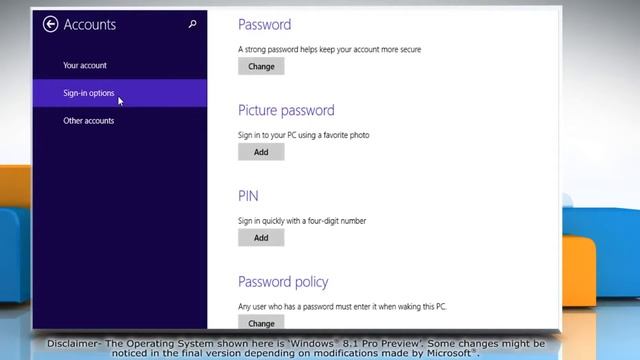 How To Change/Reset Windows8 - 8.1 password смотреть онлайн