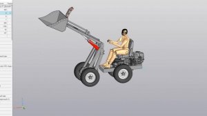 Начало постройки минипогрузчика. Часть2. Установил гидроцилиндр подъема стрелы.