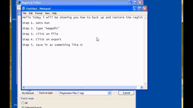 Computer Tip: Backup Your Registry. смотреть онлайн