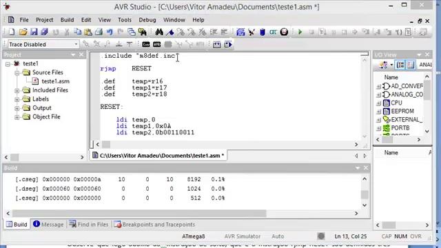Programação em Assembly AVR - Aula 51 смотреть онлайн