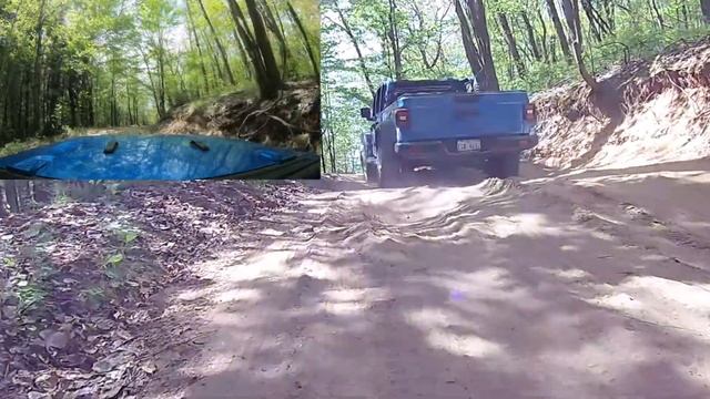 Off-camber in 2020 Jeep Gladiator. Disconnected front sway bar. Yankee Springs смотреть онлайн