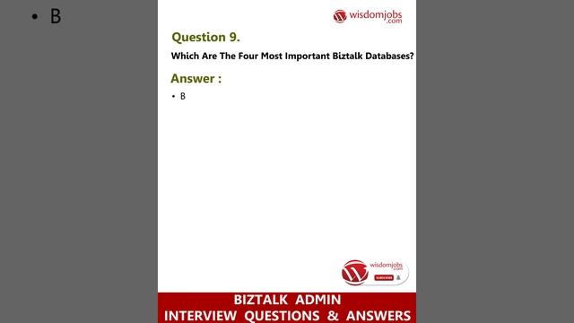 TOP 15 BizTalk Admin Interview Questions and Answers 2019 Part-1 | BizTalk Admin | Wisdom Jobs смотреть онлайн