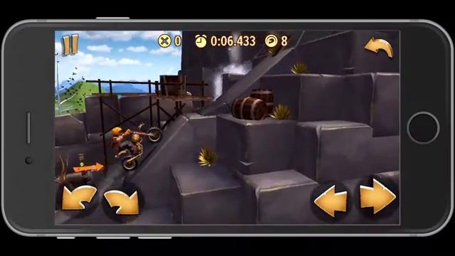 Trials Frontier gameplay for 15 minutes on iPhone смотреть онлайн