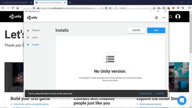 Unity Grundkurs: 1. Installation смотреть онлайн