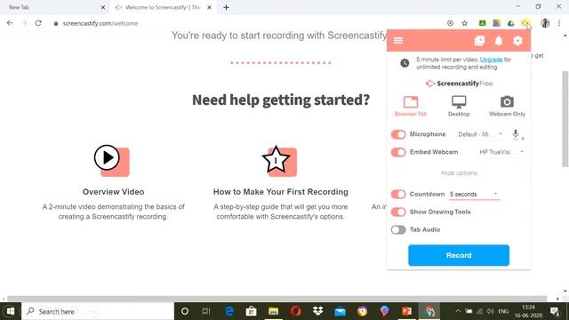 Screencastify Screen recorder tutorial in Hindi - Part 1 смотреть онлайн