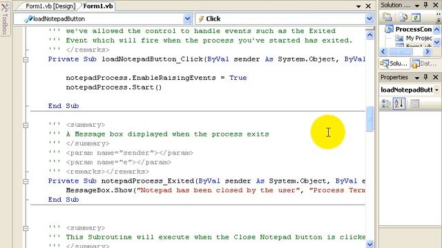 How to call other applications using the Process control VB) смотреть онлайн