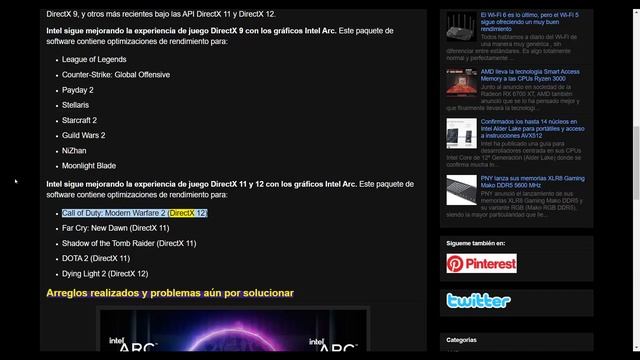 Controladores gráficos Intel Arc Graphics Driver 31.0.101.3959 (Beta) смотреть онлайн